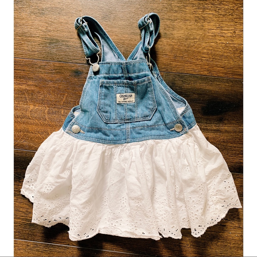 OshKosh Eyelet Overall Dress